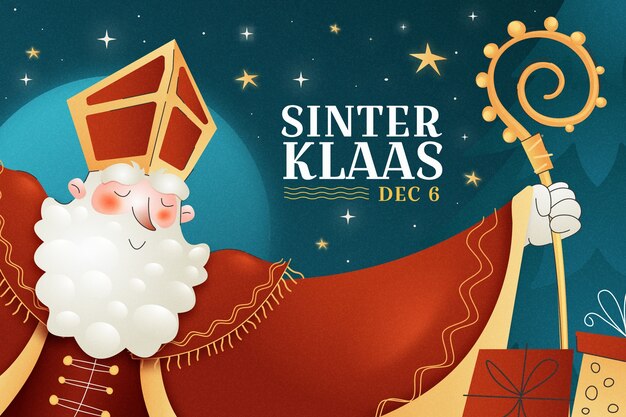 Gradiente de fondo de sinterklaas