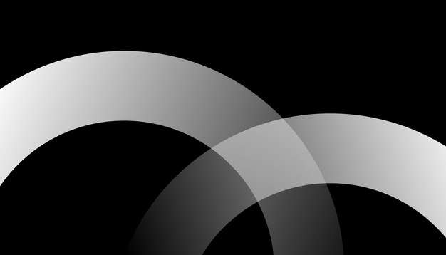 Gradiente de fondo vectorial diseño abstracto en blanco y negro