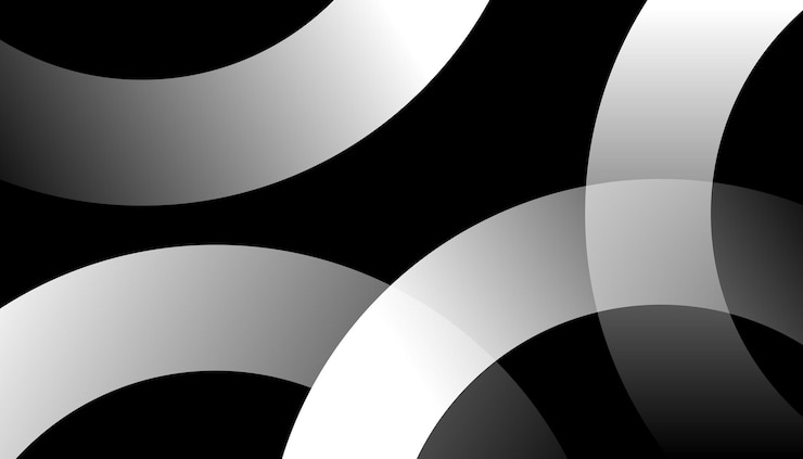 Vector gratuito gradiente de fondo vectorial diseño abstracto en blanco y negro