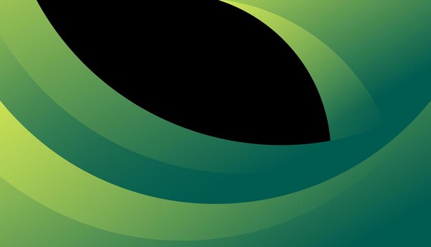 Gradiente de fondo vectorial diseño abstracto verde y amarillo