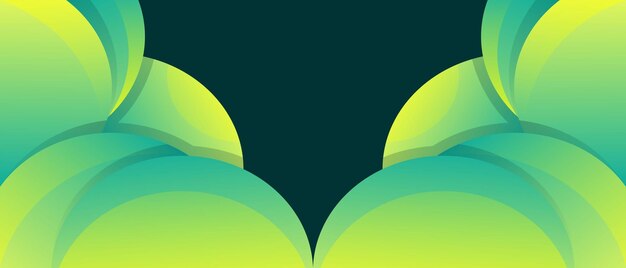 Vector gratuito gradiente de fondo vectorial libre verde amarillo diseño moderno