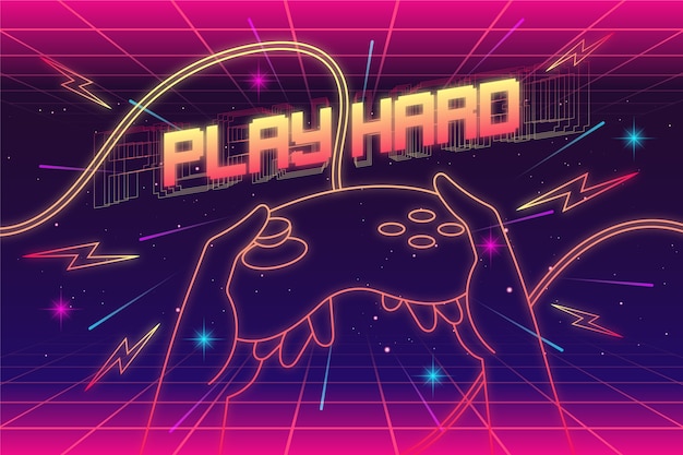 Gradiente de fondo de videojuego