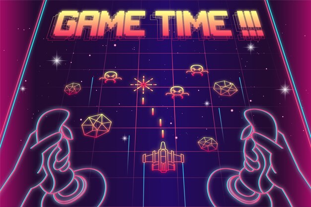 Gradiente de fondo de videojuego
