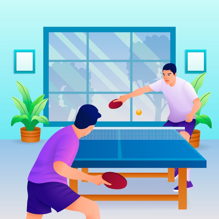 Vector gratuito gradiente gente haciendo deportes ilustración