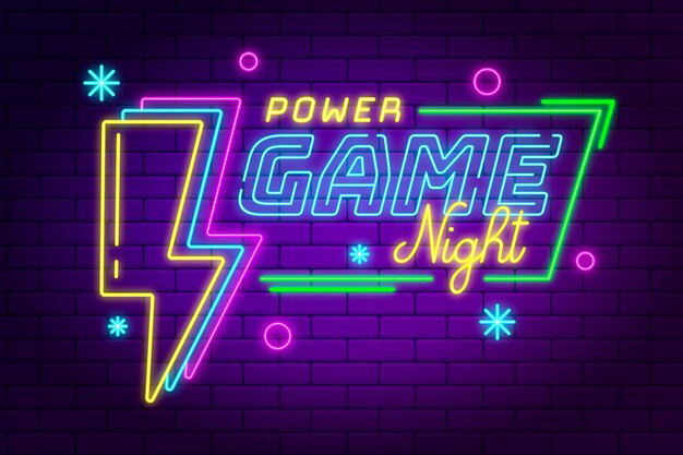 Gradiente de juego de fondo de la noche
