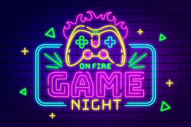Gradiente de juego de fondo de la noche