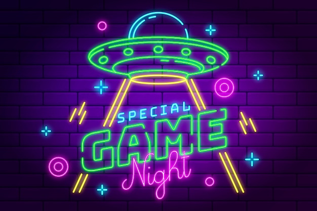 Gradiente de juego de fondo de la noche