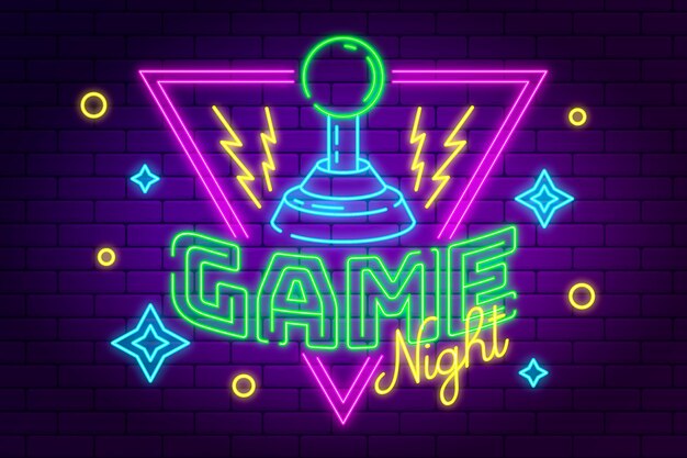 Gradiente de juego de fondo de la noche