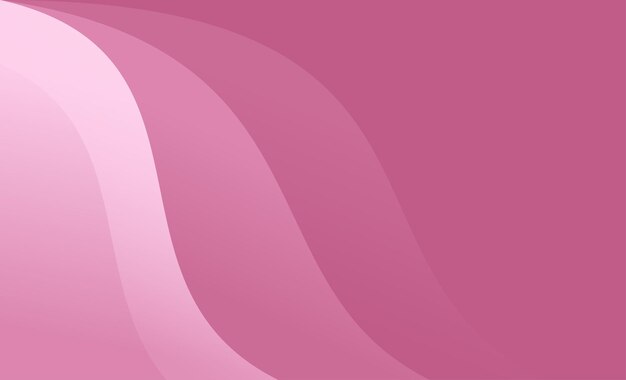 Gradiente de onda rosa fondo de diseño abstracto
