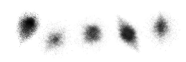 Gradiente de ruido de grano con vector de efecto de pulverización de puntos