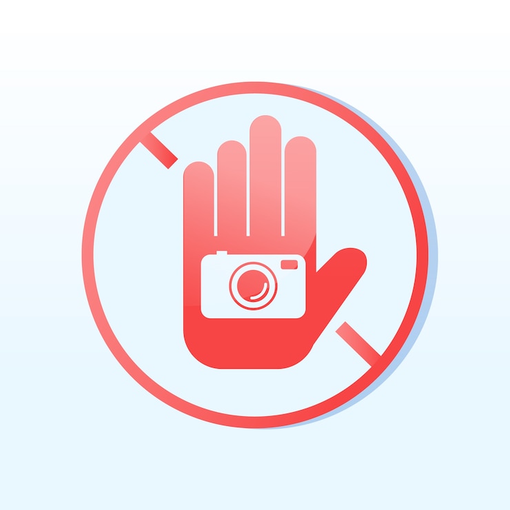 Vector gratuito gradiente sin signo de foto