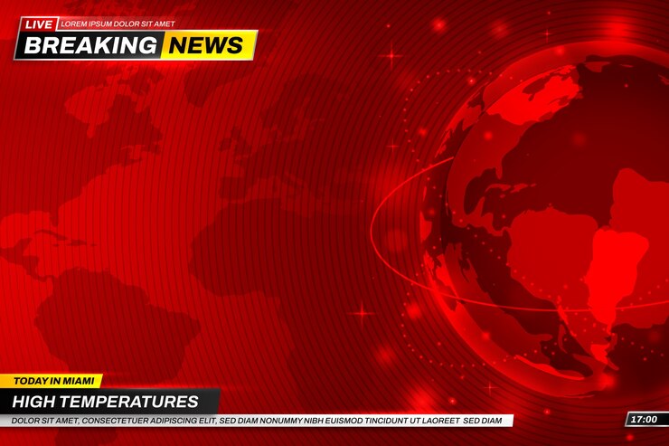Vector gratuito gradiente de las últimas noticias de fondo