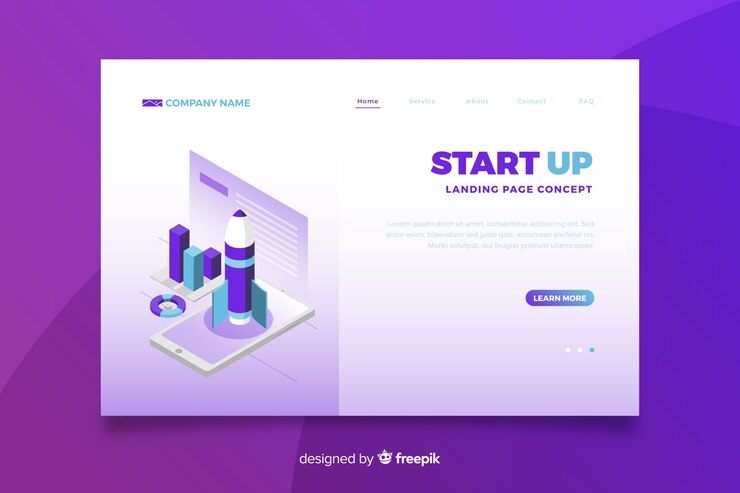 Vector gratuito gradiente violeta inicio página de inicio