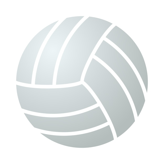 Gradiente de voleibol gris