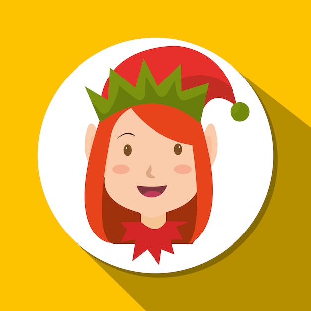 Vector gratuito gráfico de dibujos animados de navidad