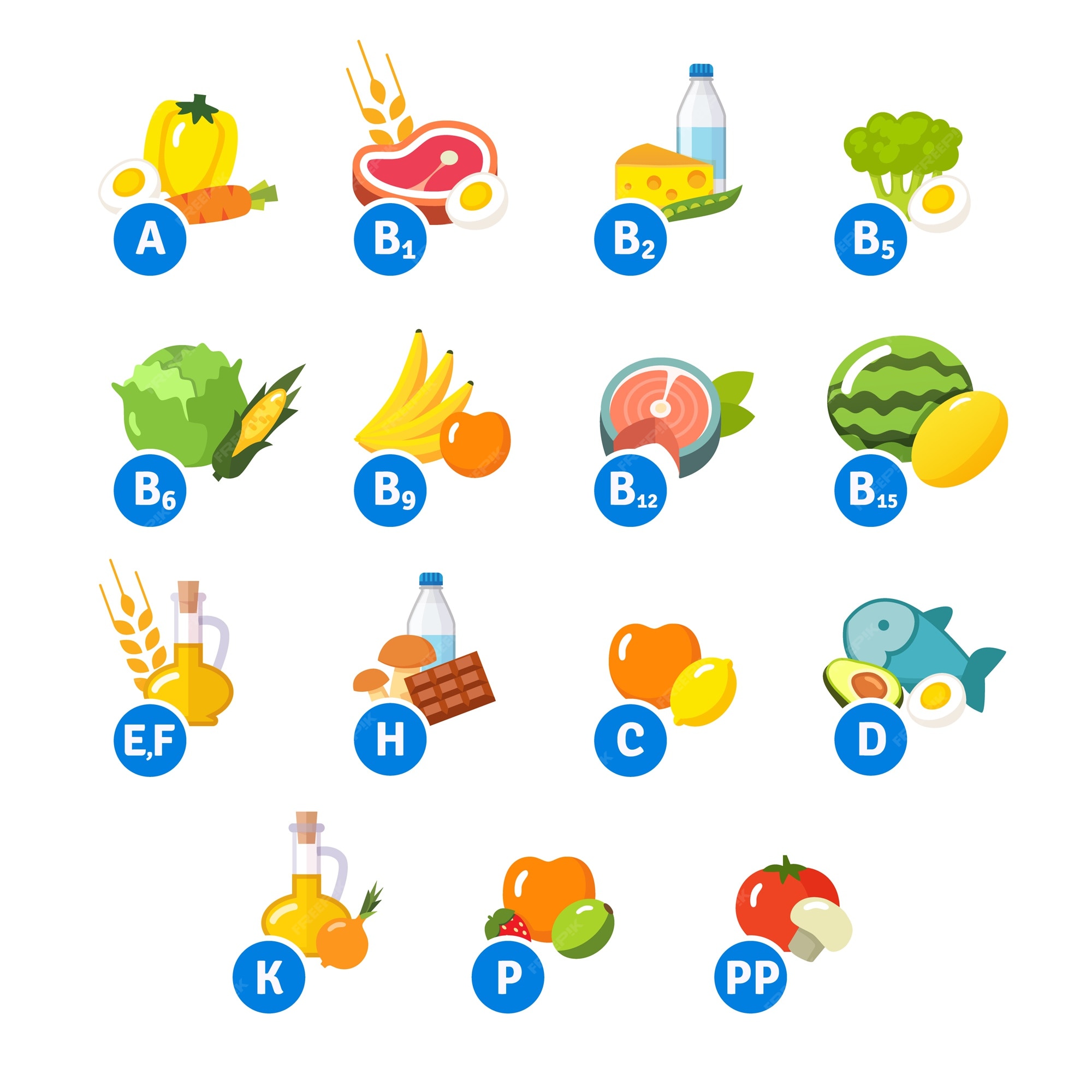 Imágenes de Alimentos Vitaminas - Descarga gratuita en Freepik