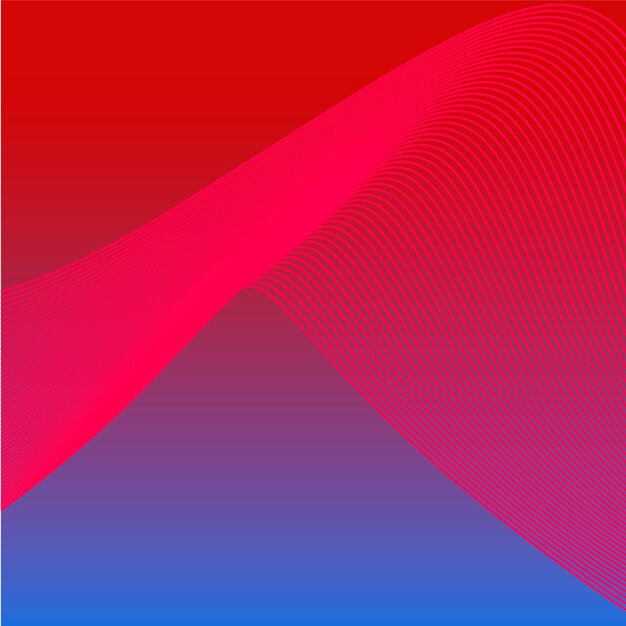 Gráfico vibrante colorido de la onda 3d