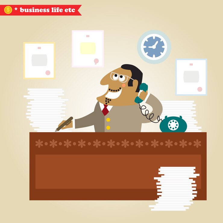 Vector gratuito gran jefe buenas noticias