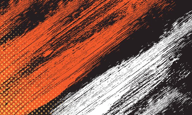 grunge naranja y blanco sobre fondo oscuro