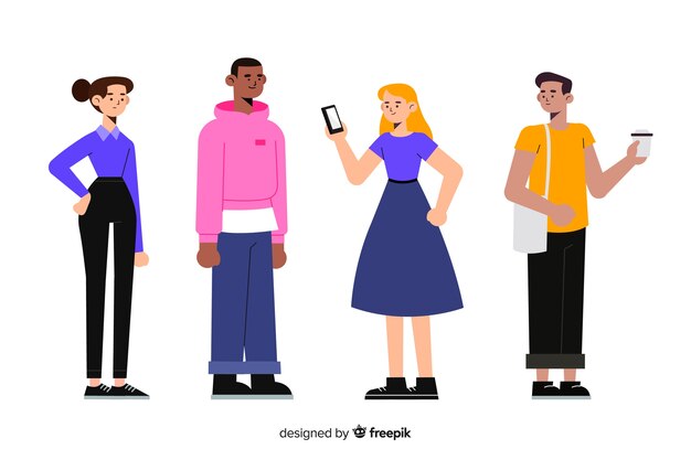 Grupo de personas de diferentes razas