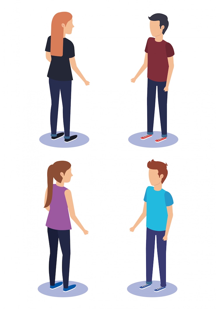 Vector gratuito grupo de personas trabajo en equipo