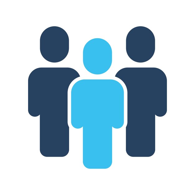 Grupo de usuarios de tres