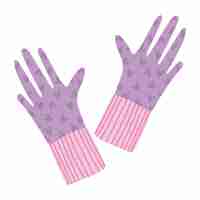 Vector gratuito guantes de jardinería icono diseño aislado
