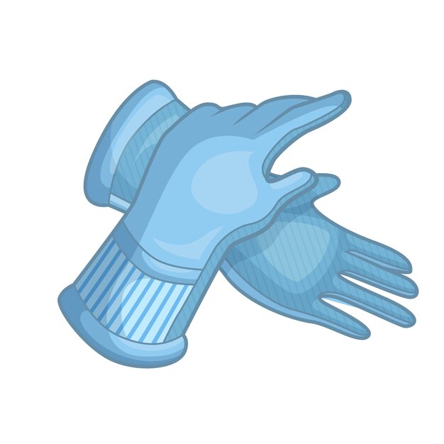 Guantes protectores diseño dibujado a mano