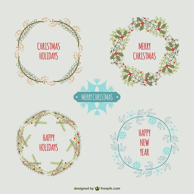 Guirnaldas vintage de Navidad