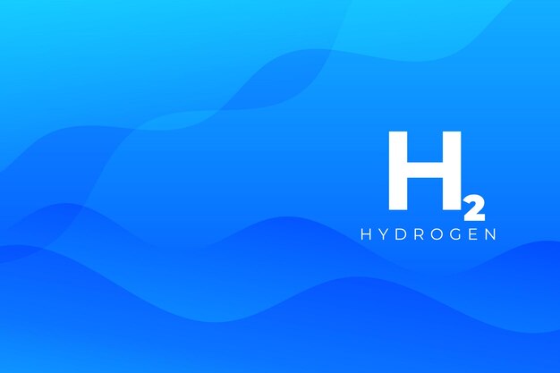 h2 energía de hidrógeno gas natural fondo azul