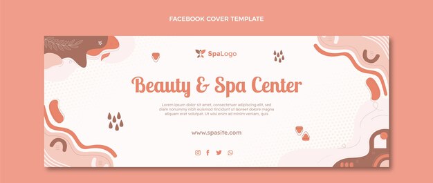 Había dibujado la portada de facebook de spa de textura