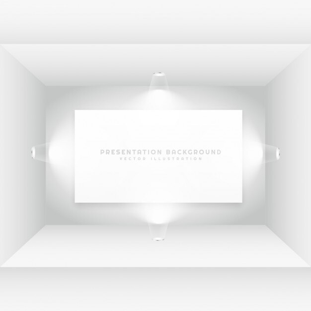 habitación vacía con el marco de foto