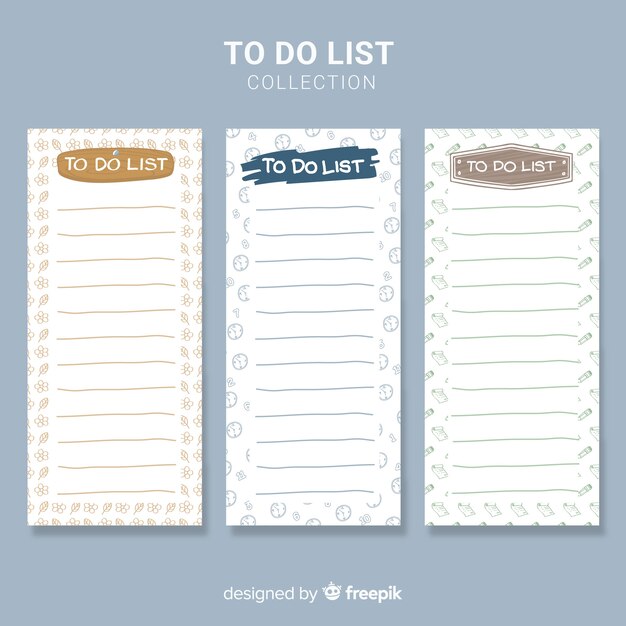 Para hacer la recopilación de listas