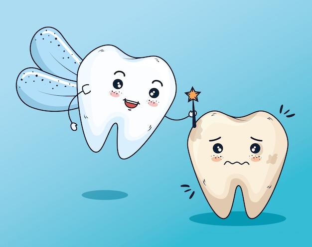 Hada de los dientes para el tratamiento de cuidado dental