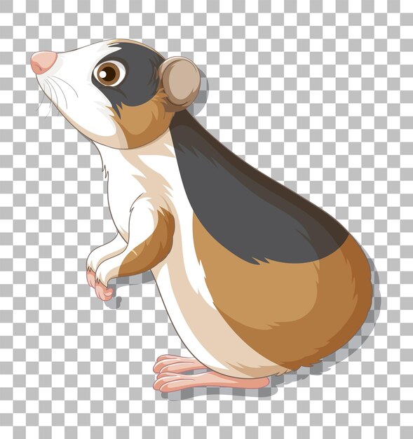 Hamster en estilo de dibujos animados