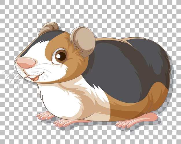 Hámster en estilo de dibujos animados