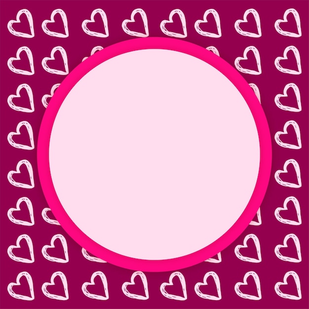 Vector gratuito happy dia dos namorados pink purple hearts background social media design banner free vector