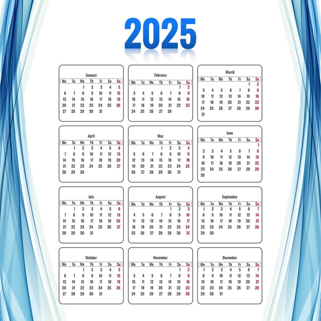 Página 34 Imágenes de Calendario 2025 Imprimir Español Descarga