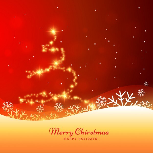 hermosa tarjeta de felicitación de la Navidad
