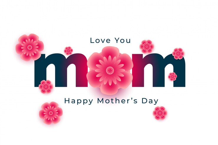 Vector gratuito hermosa tarjeta de sabios feliz dia de las madres con flores