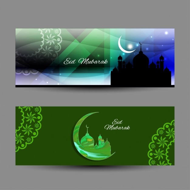 Hermosas banderas eid mubarak