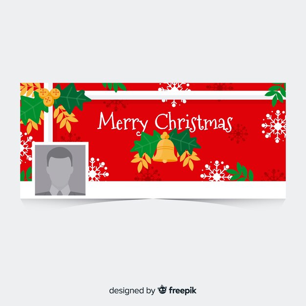 Hermoso banner de navidad para facebook