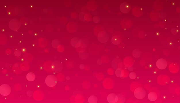 Hermoso banner de patrón bokeh desenfocado con partículas brillantes