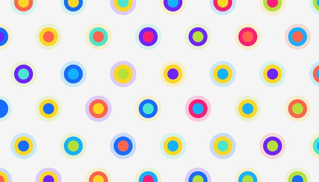 Hermoso colorido fondo de patrón de lunares