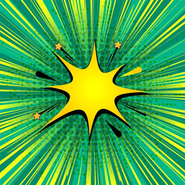 Hermoso colorido pop art cómic fondo