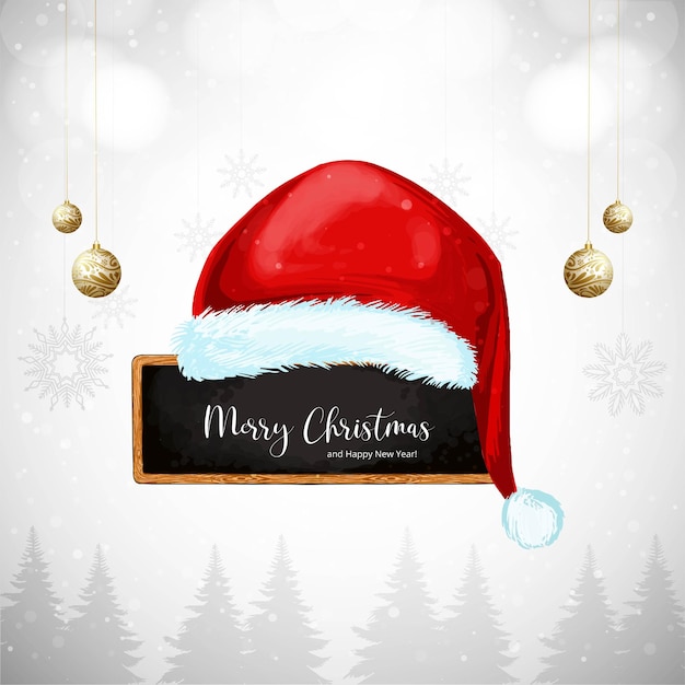El hermoso diseño del sombrero de Papá Noel