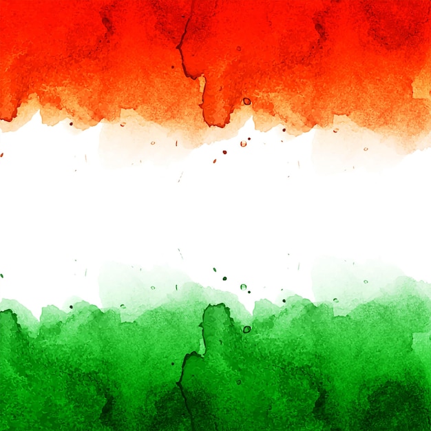 Vector gratuito hermoso diseño de textura de tema de bandera india tricolor