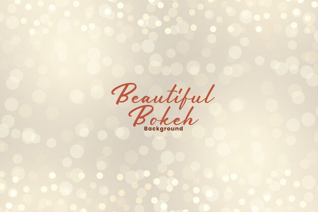 Hermoso efecto de luces bokeh fondo brillante