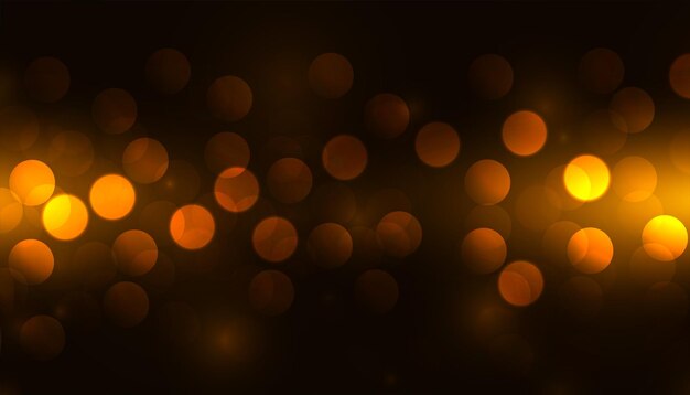 hermoso estandarte de fondo de patrón bokeh con efecto brillante