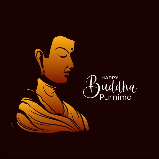 Hermoso feliz Buda Purnima Festival indio de fondo clásico